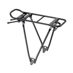 Porte Bagage Velo Arriere A Tringles Racktime Fold It Noir 20" Compatible Systeme Racktime -Poids Maxi 25Kgs