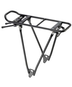 Porte Bagage Velo Arriere A Tringles Racktime Fold It Noir 20" Compatible Systeme Racktime -Poids Maxi 25Kgs