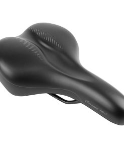 Selle Newton City Fluidynamic Double Densite Confort 50 Moderate Noir Homme 282X180mm (Offre Speciale)