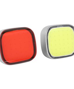 Eclairage Velo Usb Kit Newton 36B Sur Cintre Guidon-Tige de Selle Leds Noir (Livre Avec Fixations) Grande Visibilite - Rechargeable Usb