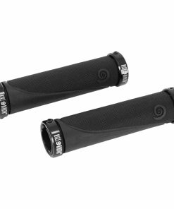 Poignee VTT Bike Ribbon B-Side Noir 22mm Gel Double Serrage Chc (Paire)