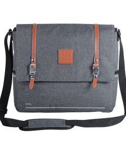 Sacoche Arriere Velo Laterale Zefal Urban Messenger Etanche 11L Gris - (35X13X30Cm) - Fabrique En Materiau Recycle