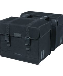 Sacoche Arriere Velo Double Basil Kavan 58L Noir (37X24X33Cm)