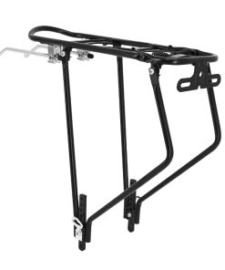 Porte Bagage Velo Arriere A Tringles Double Gravity Alu Noir Reglable 29"-27.5"-26''