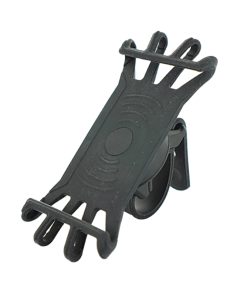 Support Smartphone-Telephone Coolride Silicone Universel Avec Fixation Clips (Vendu Sur Carte)