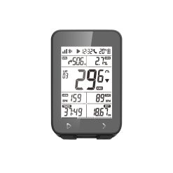 Gps - Compteur Igpsport Igs320 Lcd Avec Vitesse, Altimetre, Temperature Compatible Strava - Option : Capteur Cadence, Vitesse et Cardio - Livre Avec Etui Silicone Bh320