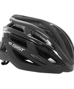 Casque Velo Adulte Gist Route Planet Noir In-Mold Taille 52-58 Reglage Molette 212Grs