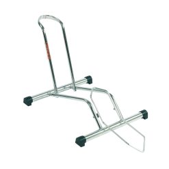 Presentoir-Support 1 Velo Officine Parolin Stabilus Fixation Roue Avant Ou Arriere Compatible 26"-27.5"-29"-700C Chrome -Gist-