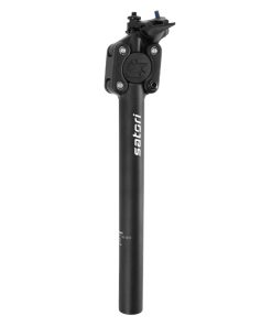 Tige de Selle VTT Suspension Avec Elastomere 70-90Kgs Satori Diam 27,2 L350mm Noir (En Boite)