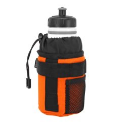 Porte Bidon Emfiss Noir-Orange Pour Vae Fixation Potence et Cintre Guidon