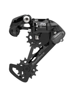 Derailleur VTT Arriere Sunrace Ms100 10V. Chape Moyenne A Vis (Compatible Shimano)