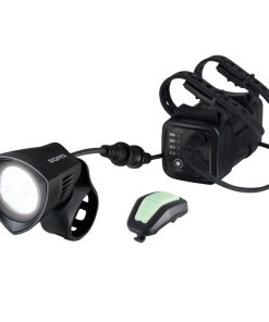 Eclairage Velo A Batterie Avant Sigma Buster 2000 Lumen Visibilite 200M (Autonomie 2.5H À 20H) Batterie Externe Recharge Usb - Fixation Cintre Guidon-Casque Avec Bouton Controle
