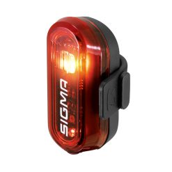 Eclairage Velo A Pile Arriere Sur Tige de Selle Sigma Curve Rouge Livre Avec 2 Piles Aaa - Visible 400M