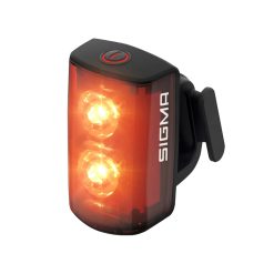 Eclairage Velo Usb Arriere Sur Tige de Selle Sigma Buster Rl 80 (Autonomie Varie Entre 2.5H-Jusqu'A 12H Mode Flash) Noir - Visible 1500M