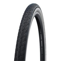 Pneu VTT Urbain 26 X 1.75 Schwalbe Road Cruiser Hs484 Noir Flanc Beige TR (47-559)