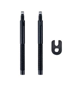 Prolongateur de Valve Presta Schwalbe 60mm Noir Compatible Tubeless (Vendu A La Paire Sur Carte)