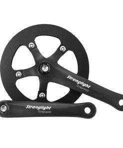 Pedalier City Stronglight 8V. Impact S Noir 170mm 42 Dents Avec Carter Pour Chaine 7-8-9V. (Axe Carre 118mm)