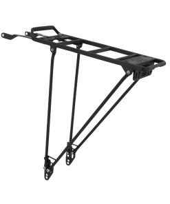 Porte Bagage Velo Arriere A Tringles Pletscher Werso Alu Noir 26"-28"-700C Compatible Systeme Mik Gamme Basil -Poids Maxi 27Kgs