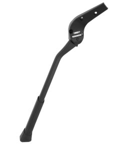 Bequille Velo Laterale Arriere Pletscher Reglable 26-29" (210 À 375mm) Fixation Base-Hauban Alu Noir - Supporte 50Kgs