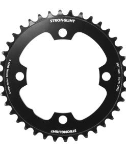 Plateau Vae-E-Bike 4 Branches D.104 Pour Bosch Stronglight -4- 38 Dents Mono Noir Alu 7075 (Pour Systeme 4Ème Generation) Compatible Avec Spider Ref 181118 Narrow Wide