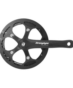 Pedalier City Stronglight 8V. Impact S Noir 170mm 44 Dents Avec Carter Pour Chaine 7-8-9V. (Axe Carre 118mm)