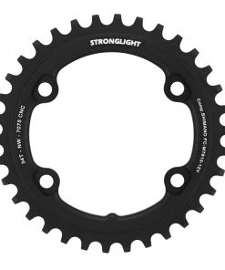 Plateau VTT 4 Branches D.96 Pour Shimano Slx Mt610 Stronglight 34 Dents Mono 12V. Noir