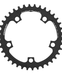 Plateau Gravel 5 Branches D.110 Pour SRAM Stronglight Ct2 38 Dents Mono Noir Compatible Red-Force-Rival 11V. Narrow Wide