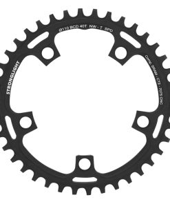 Plateau Gravel 5 Branches D.110 Pour SRAM Stronglight Ct2 40 Dents Mono Noir Compatible Red-Force-Rival 11V. Narrow Wide