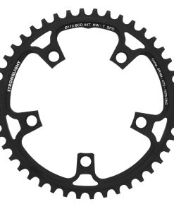 Plateau Gravel 5 Branches D.110 Pour SRAM Stronglight Ct2 44 Dents Mono Noir Compatible Red-Force-Rival 11V. Narrow Wide