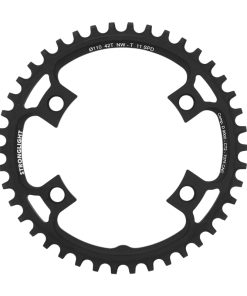 Plateau Gravel 4 Branches D.110 Pour Shimano Ultegra 6800 Stronglight Ct2 42 Dents Mono Noir Compatible Shimano Dura-Ace 9000 - 105 5800 11V. Narrow Wide
