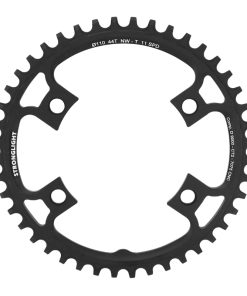 Plateau Gravel 4 Branches D.110 Pour Shimano Ultegra 6800 Stronglight Ct2 44 Dents Mono Noir Compatible Shimano Dura-Ace 9000 - 105 5800 11V. Narrow Wide