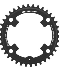 Plateau Gravel 4 Branches D.123 Pour Campagnolo Ekar Stronglight Ct2 38 Dents Mono Noir 13V. Narrow Wide