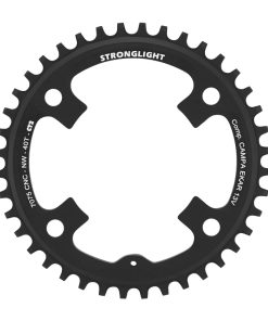 Plateau Gravel 4 Branches D.123 Pour Campagnolo Ekar Stronglight Ct2 40 Dents Mono Noir 13V. Narrow Wide