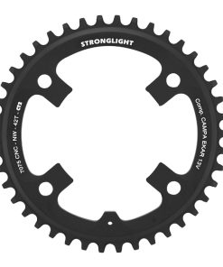 Plateau Gravel 4 Branches D.123 Pour Campagnolo Ekar Stronglight Ct2 42 Dents Mono Noir 13V. Narrow Wide