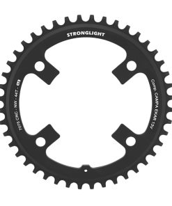 Plateau Gravel 4 Branches D.123 Pour Campagnolo Ekar Stronglight Ct2 44 Dents Mono Noir 13V. Narrow Wide