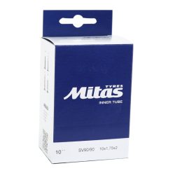 Chambre a Air Poussette - Trottinette 10 X 1.75-2.00 Valve Standard Rubena Coudee 90° (47-152)