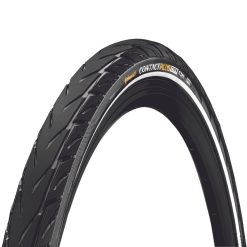 Pneu VTT Urbain - Vae 26 X 1.75 Continental Contact Plus City Noir Flanc Reflex TR (47-559) Homologue Vae E50