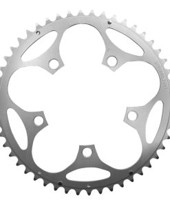 Plateau Route 5 Branches D.110 Stronglight Dural 50 Dents Exterieur Argent Type Shimano 8-9V.