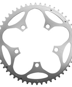 Plateau Route 5 Branches D.110 Stronglight Dural 52 Dents Exterieur Argent Type Shimano 8-9V.