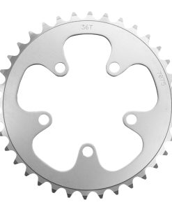 Plateau Route 5 Branches D.74 Stronglight 36 Dents Triple Argent Alu 7075 9-10V.