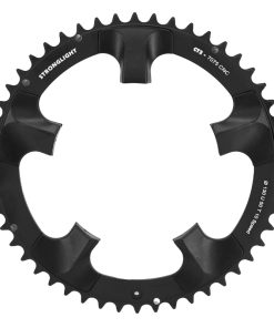 Plateau Route 5 Branches D.130 Pour Shimano Ultegra 6700 Stronglight Ct2 50 Dents Exterieur Noir 10V.