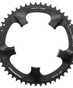 Plateau Route 5 Branches D.130 Pour Shimano Ultegra 6700 Stronglight Ct2 51 Dents Exterieur Noir 10V.