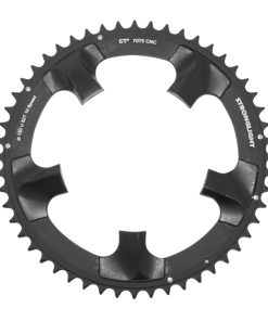 Plateau Route 5 Branches D.130 Pour Shimano Ultegra 6700 Stronglight Ct2 52 Dents Exterieur Noir 10V.