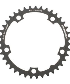 Plateau Route 5 Branches D.130 Pour Shimano Ultegra 6700 Stronglight Ct2 39 Dents Interieur Noir 10V.