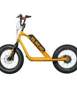 Trottinette Électrique RMS Bike 20F-X Jaune RAL 1021 Moteur 500 W Homologué NF EN 1476 (Dim. 1,78 x 0,83 x 1,18 m) – Made in France