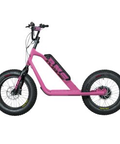 Trottinette Électrique RMS Bike 20F-X Rose RAL 4003 Moteur 500 W Homologué NF EN 1476 (Dim. 1,78 x 0,83 x 1,18 m) – Made in France