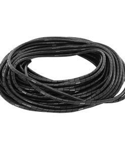 Gaine Spirale Flexible Pour Fil Electrique Diam 6 - 60 mm Noir (25M) -Selection Gravity-