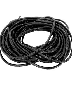 Gaine Spirale Flexible Pour Fil Electrique Diam 9-65mm Noir (25M) -Selection Gravity-