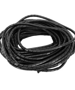 Gaine Spirale Flexible Pour Fil Electrique Diam 12-70mm Noir (25M) -Selection Gravity-