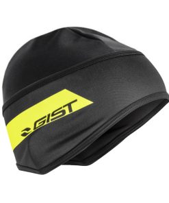 Sous Casque Gist Hiver Inside Windtex et Super Roubaix Noir Deco Jaune Fluo -5492